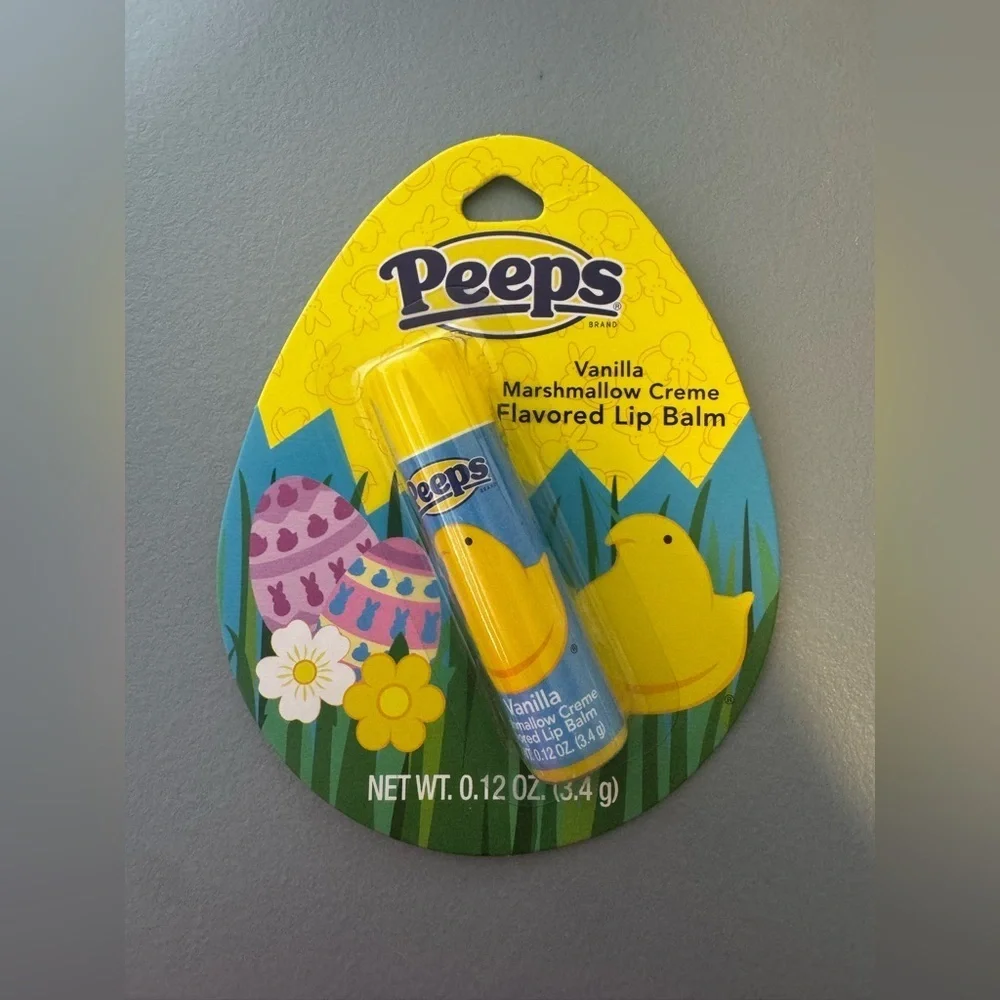 Peeps Vanilla Marshmallow Creme Bird Lip Balm - Yellow